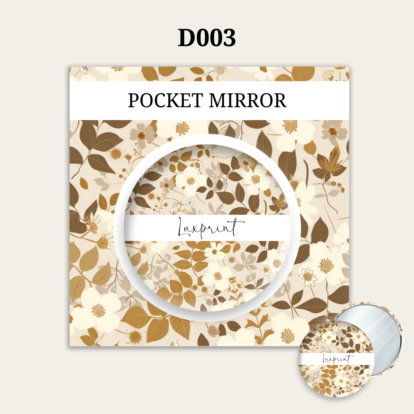 Customized Pocket Mirror | NEUTRAL